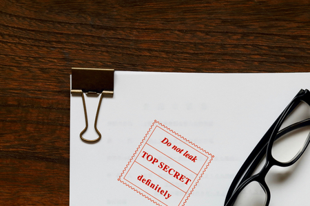 TOP SECRETの写真素材