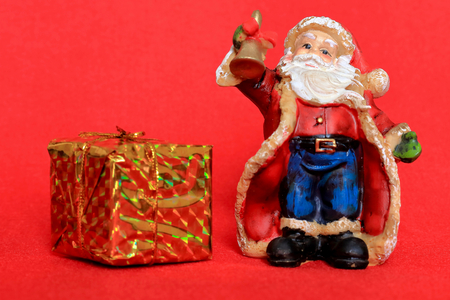Santa Claus and gifts.の写真素材