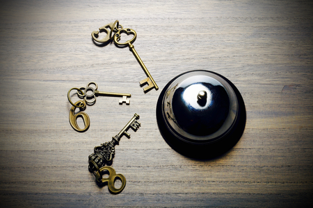 Bell and Keyの写真素材