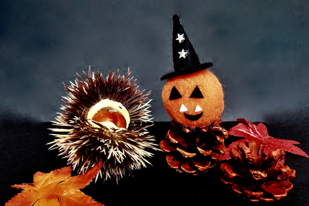 Halloween and  Ghostの写真素材
