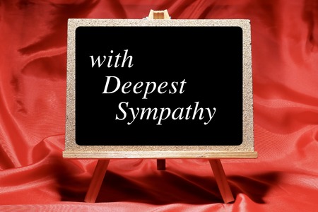 with Deepest Sympathy