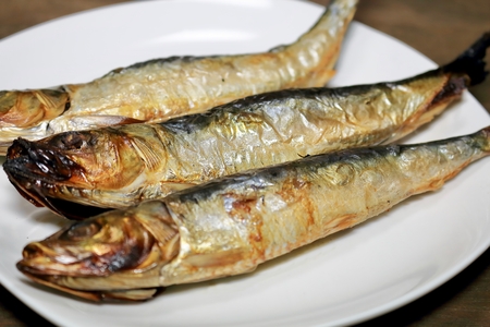 Sardine barrel driedの写真素材