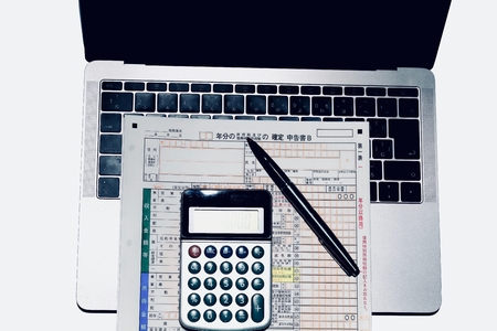 tax returnの写真素材