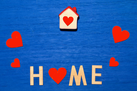 House and Heartの写真素材