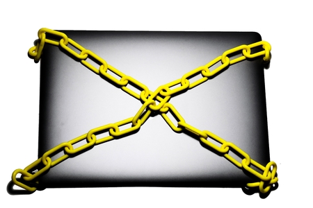 Concept of Internet securityの写真素材