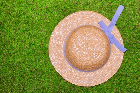 Straw Hatの写真素材