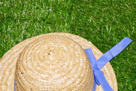 Straw Hatの写真素材