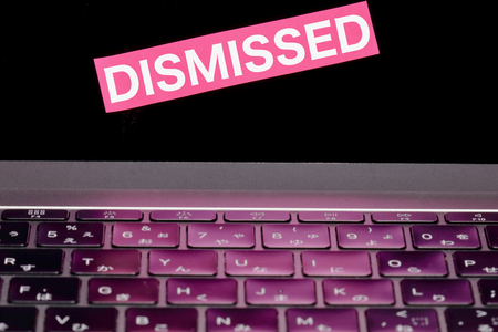 DISMISSEDの写真素材