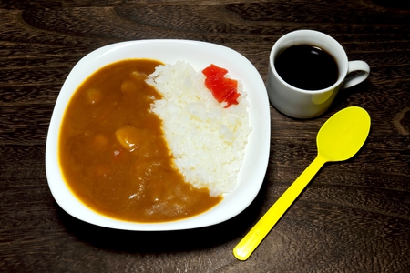Curry and rice (home cooking)の写真素材
