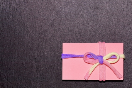Pink gift imageの写真素材