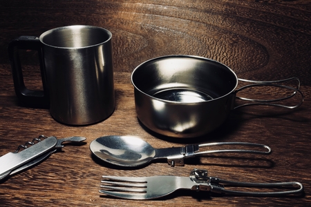 Outdoor tablewareの写真素材