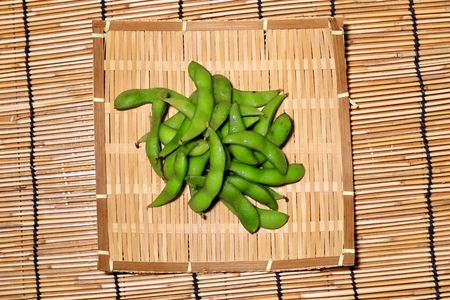 Green soybeansの写真素材