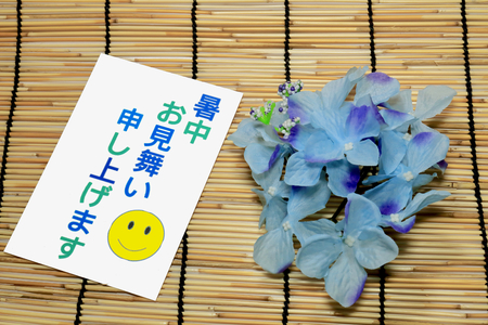 Summer sympathy / Post card homebrewの写真素材