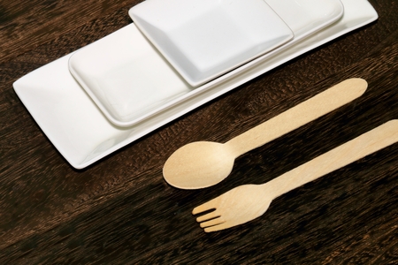 Square dishの写真素材