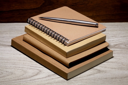 Overlaid notesの写真素材