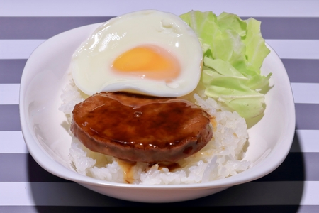 Loco Moco made at homeの写真素材