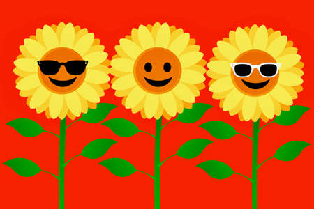 Sunflowersの写真素材