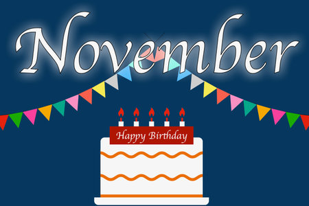 Birth month and birthday cake
Birth month and birthday cake