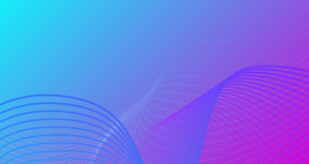 Abstract modern rectangular banner background space for text at top, blue-purple-pink gradient