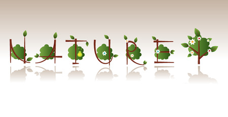 Nature, treesのイラスト素材