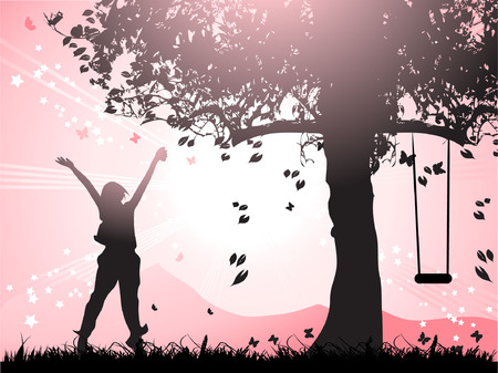 Be happyのイラスト素材