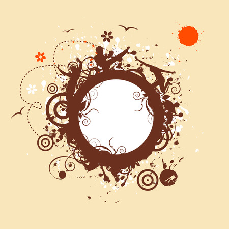 Summer holiday frameのイラスト素材