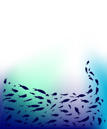 Underwater world, background for your designのイラスト素材