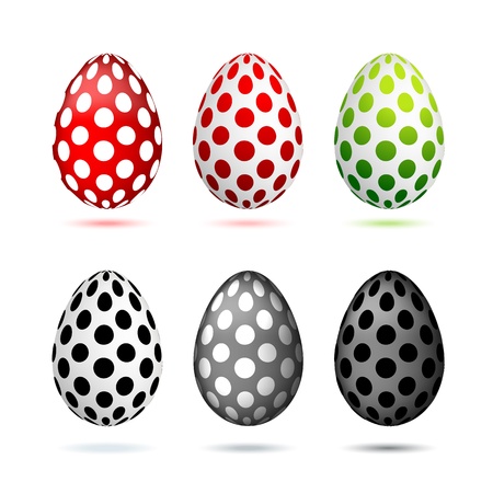 Funny eggs in peas for your designのイラスト素材