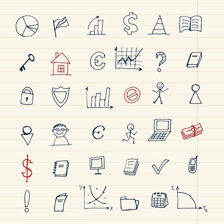 Set of finance icons for your designのイラスト素材