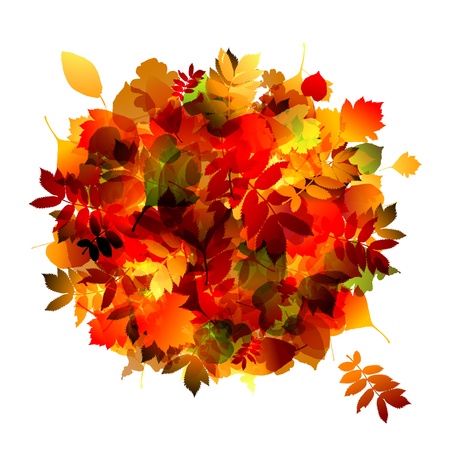 Autumn bouquet with leaf for your designのイラスト素材