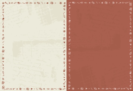 Card background with christmas ornament for your designのイラスト素材