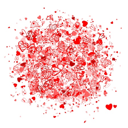 Valentine frame for your designのイラスト素材