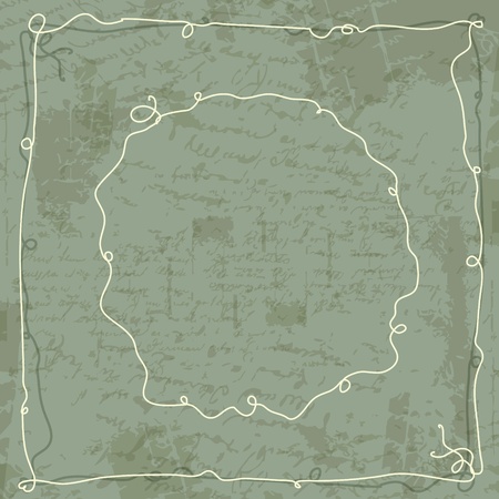 Frame on grunge background for your designのイラスト素材