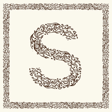Ornamental letter for your designのイラスト素材