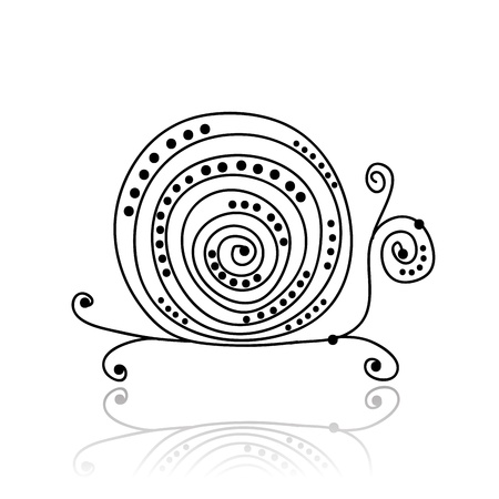 Abstract turtle designのイラスト素材