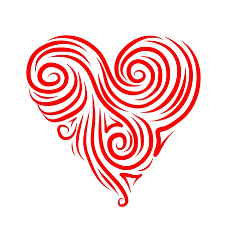 Abstract heart shape for your designのイラスト素材