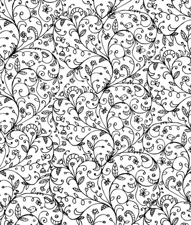 Floral seamless pattern for your designのイラスト素材