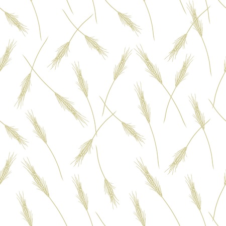 Wheat seamless pattern for your designのイラスト素材