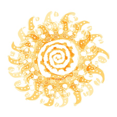 Abstract sun shape for your designのイラスト素材