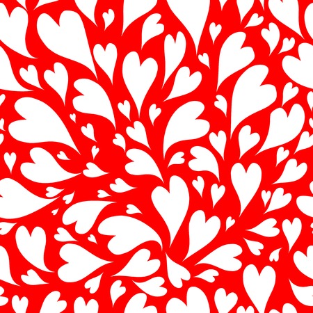 Seamless pattern with valentine hearts for your designのイラスト素材