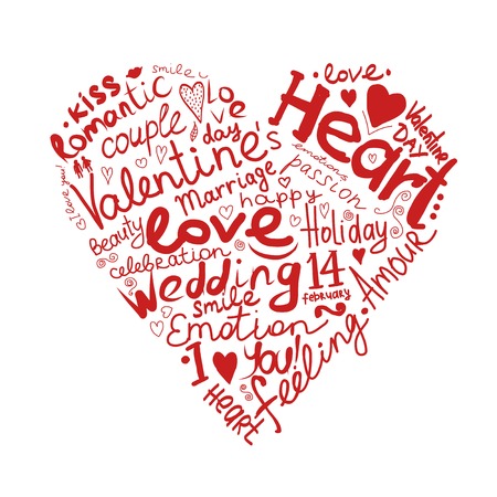 Valentine heart sketch for your designのイラスト素材
