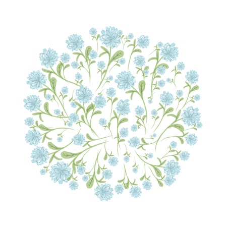 Spring floral frame for your designのイラスト素材