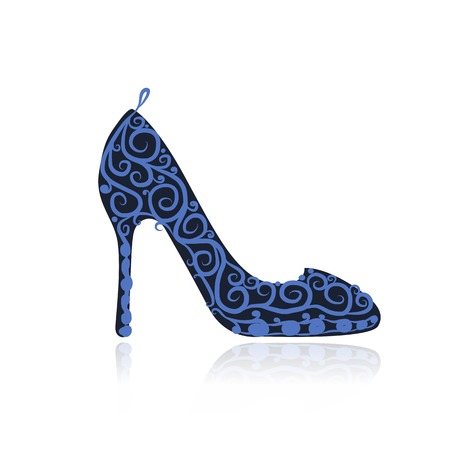 Female shoes, sketch for your designのイラスト素材