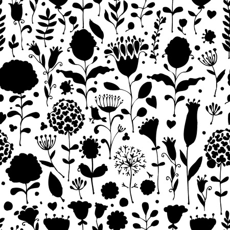 Floral pattern sketch for your designのイラスト素材