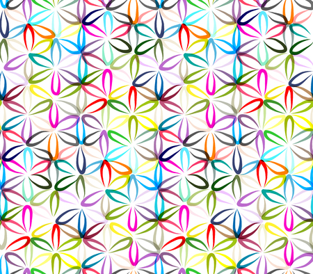 Flower of Life, seamless pattern for your design, illustrationのイラスト素材
