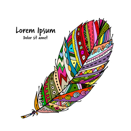 Art feather for your designのイラスト素材