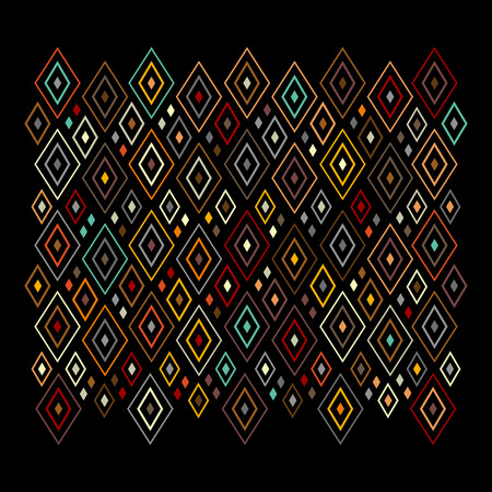 Abstract geometric pattern, rhombus designのイラスト素材