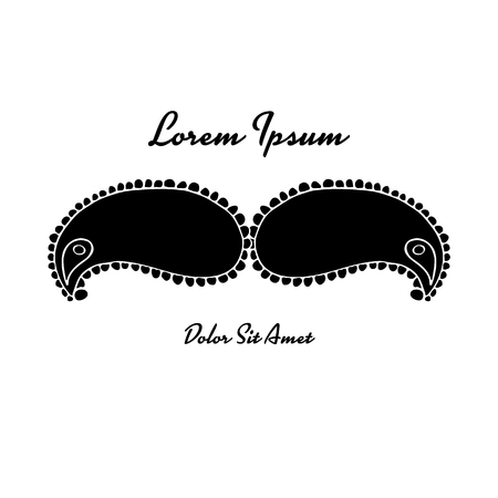 Carnival mask, sketch for your designのイラスト素材