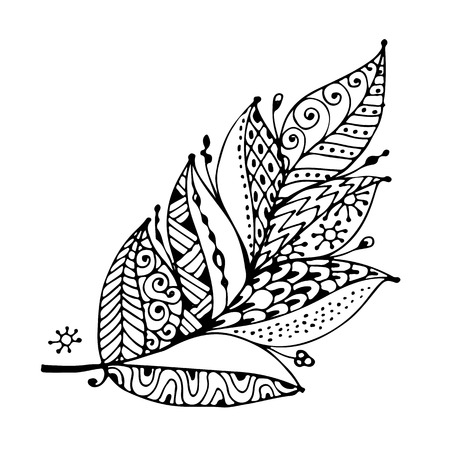 Art feather for your designのイラスト素材