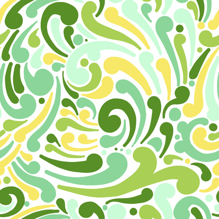 Abstract swirl seamless pattern for your design. Vector illustrationのイラスト素材